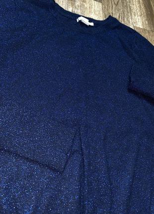 Блестящий свитер джемпер кофточка от h&m4 фото