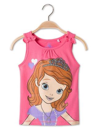 Фирменная хлопковая майка c&amp;a принцесса софия