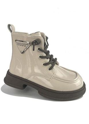 Демісезонні черевики для дівчаток jong golf c30821/36 бежеві 36 розмір