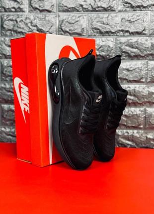 Nike мужские черные кроссовки сетка размеры 40-463 фото