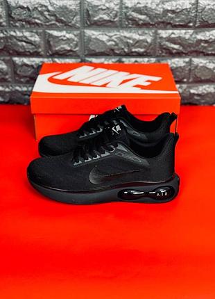 Nike мужские черные кроссовки сетка размеры 40-467 фото