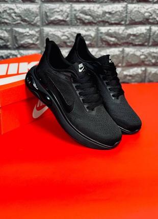 Nike мужские черные кроссовки сетка размеры 40-461 фото