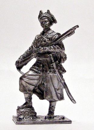 Іграшкові солдатики український козак 17 столiття 54 мм олов'янi солдатики мініатюри статуетки