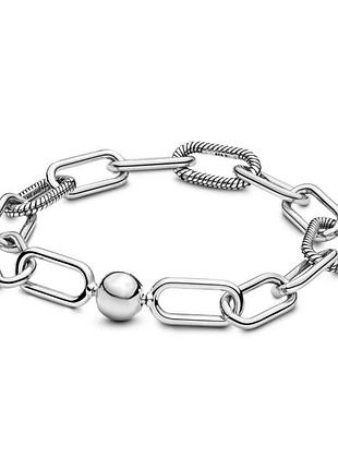 Женский серебряный браслет в стиле pandora