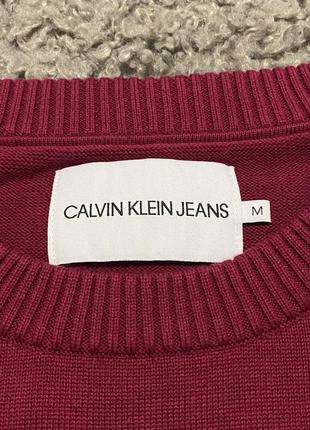 Cвитер женский оверсайз укороченный оригинал от calvin klein jeans2 фото