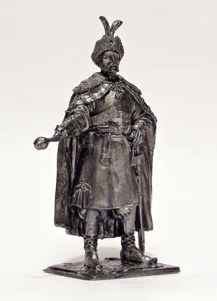 Игрушечные солдатики украинский казацкийордул 17 века 54 мм оловянные солдатики миниатюры2 фото