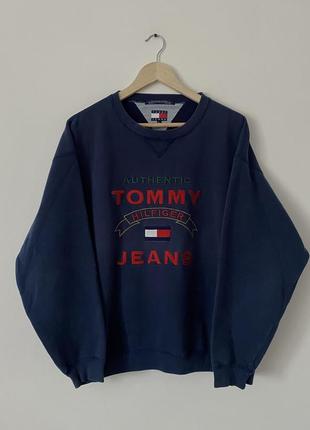 Винтажный свитшот от tommy hilfiger💙