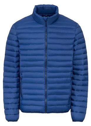 Куртка демисезонная водоотталкивающая и ветрозащитная для мужчины livergy 357756 синий