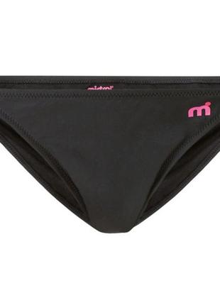 Женские плавки бикини mistral, с завязками по бокам, размер евро 40, цвет черный2 фото