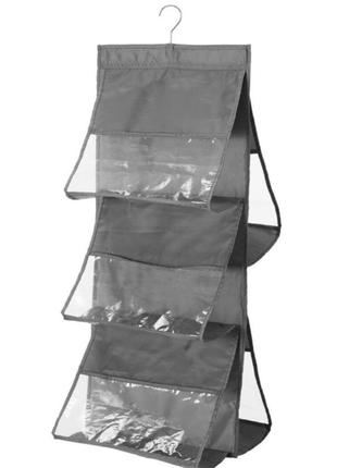 Подвесной органайзер для хранения сумок ikea