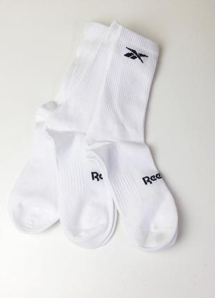 Носки reebok 3 pack logo crew socks
