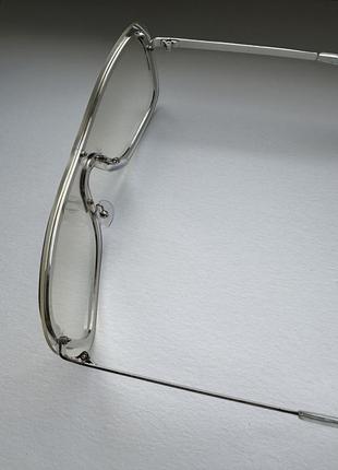 Трендовые очки маска прозрачные имиджевые4 фото