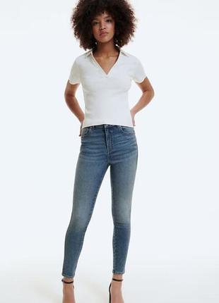 Джинси slim з високою посадкою