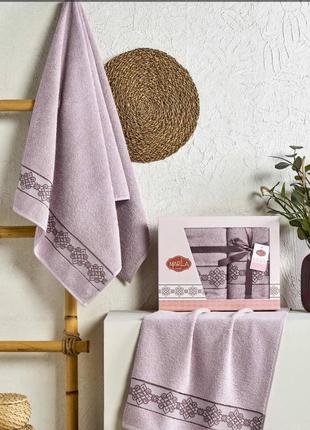 Набір якісних махрових рушників туреччина9 фото