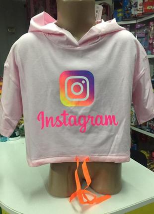Топ подростковый,трикотажный instagram