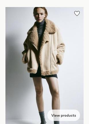 Дубленка h&m