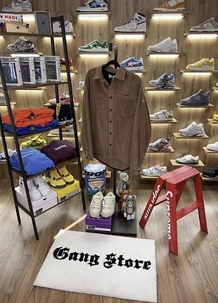 Сорочка вельветова stone island vintage brown