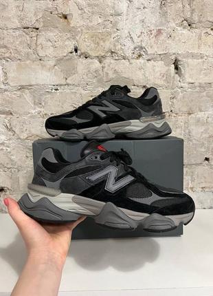 Кроссовки new balance 9060 черные оригинал новые кроссовки