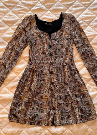 Акція дві сукні за ціною однієї zara xs s animal print міні2 фото