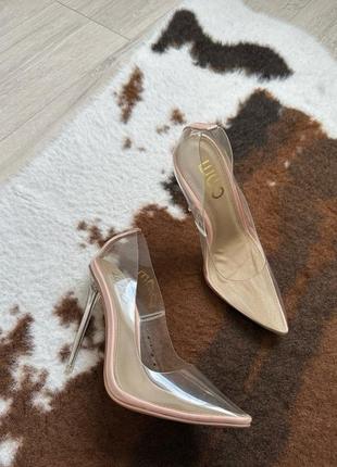 Женские туфли лодочки с острым носком на шпильке ego, женская обувь ego на высоком каблуке1 фото