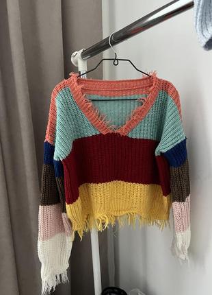 Светр вкорочений