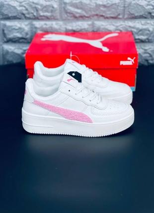 Puma caven 2.0 sneakers кроссовки женские, белые кроссовки пума