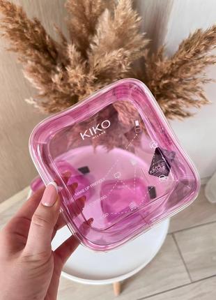 Косметичка kiko milano рожева