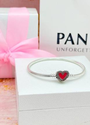 Серебряный браслет pandora6 фото