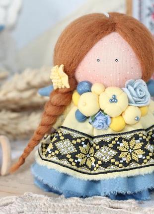 Кукла текстильная украинка7 фото