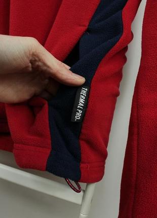 Крутая флисовая куртка кофта polo sport ralph lauren red polartec fleece jacket vintage5 фото