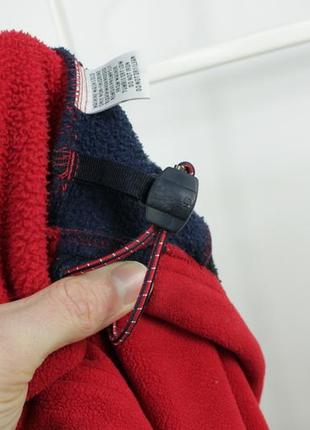 Крутая флисовая куртка кофта polo sport ralph lauren red polartec fleece jacket vintage10 фото