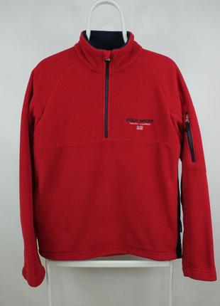 Крутая флисовая куртка кофта polo sport ralph lauren red polartec fleece jacket vintage