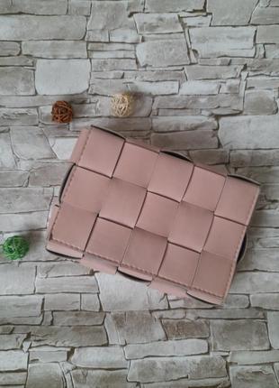 Сумочка плетеная клатч