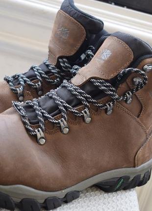 Кожаные водонепроницаемые ботинки полусапоги karrimor waterproof р. 45 29-30 см2 фото