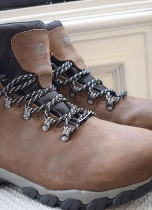 Кожаные водонепроницаемые ботинки полусапоги karrimor waterproof р. 45 29-30 см1 фото