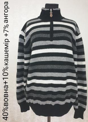 Ugoferrini теплый полосатый свитер