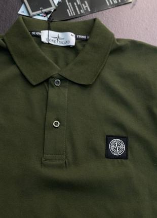 Мужское поло stone island6 фото