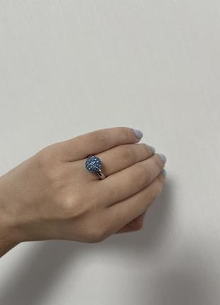Кольцо бренда tioro (сталь и кристаллы) l9 фото