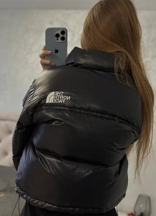 Пуховик the north face куртка курточка tnf укорочена вкорочена куртка4 фото