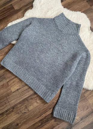 H&m объемный свитер, джемпер букле
