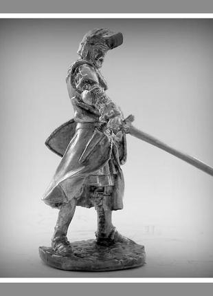 Игрушечные солдатики английский рыцарь 15 века 54 мм оловянные солдатики миниатюры статуэтки1 фото