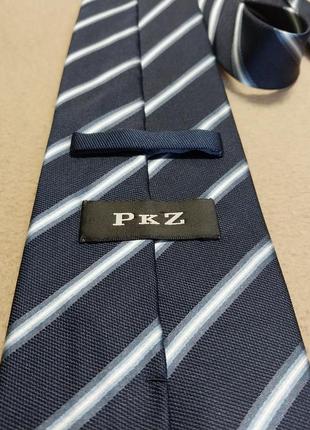 Якісна стильна брендова краватка 100% шовк pkz6 фото
