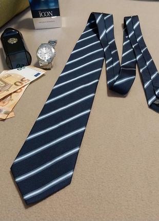 Якісна стильна брендова краватка 100% шовк pkz4 фото