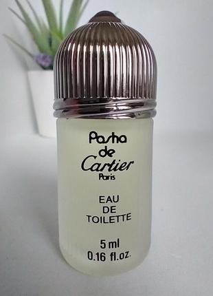 Pasha cartier винтажная миниатюра 5 мл