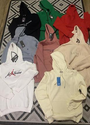 Толстовка кофта nike, tommy hilfiger, jordan, adidas