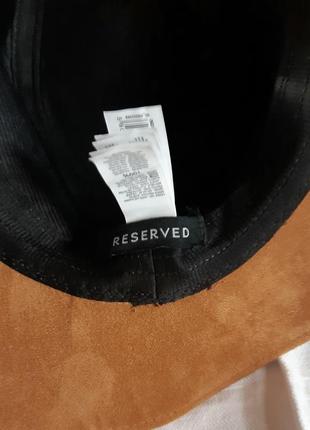 Шляпа замшевая reserved польша терракотовая широкополая размер 567 фото