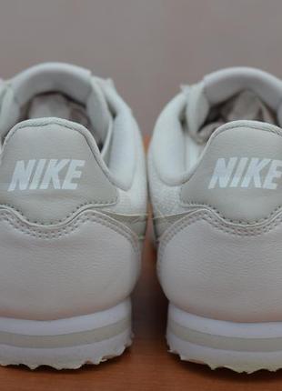 Белые кроссовки в скандинавский принт nike classic cortez, 36.5 размер. оригинал4 фото