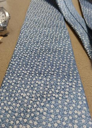 Люксова стильна брендова краватка 100% шовк3 фото