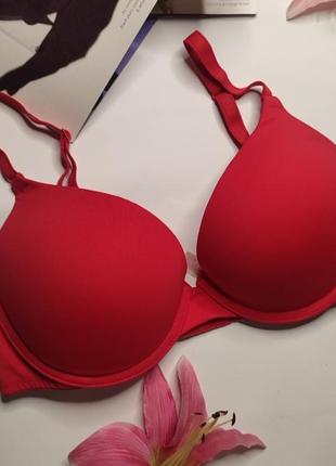 Бюстгальтер базовий бюст гладкий ліф victoria's secret pink 34c 75c 70d