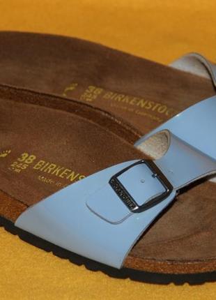 Босоніжки, сандалі, шльопанці, в'єтнамки, шльопанці birkenstock р. 37-38 устілка 24-24,5 см1 фото